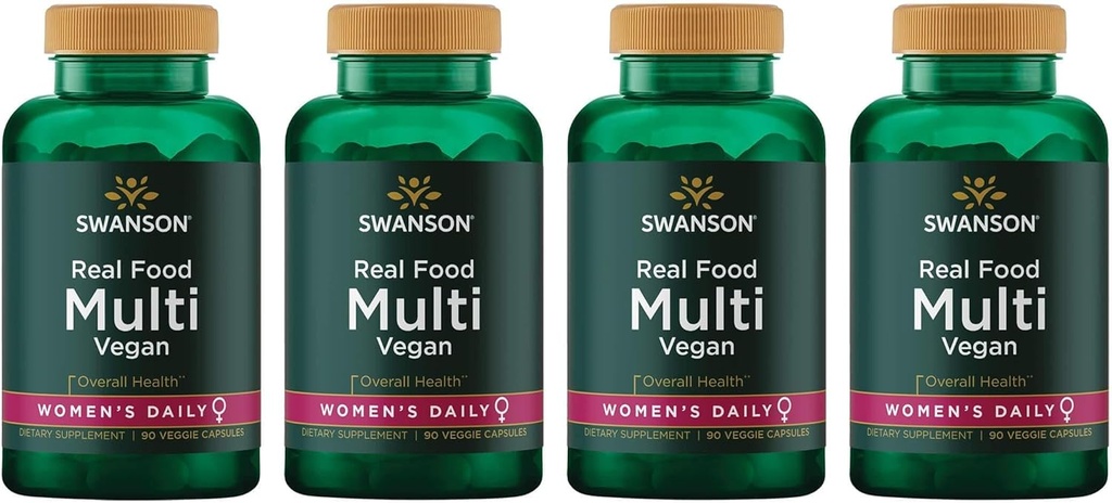 Véritables aliments Multivitamines Multiminérales Multivitamines Multiminérales Santé des femmes Trac Urinaire Stress Réponse aux ongles de peau désossée Soutien Supplément Vegan sans gluten sans OGM 90 Capsules de légumes Caps vég. (4 Pack)