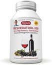 ANDREW MOINSMAN Resveratrol-200mg - 30 Capsules - Anti-oxydant bénéfique, naturellement apparent, sans alcool. Sans additifs
