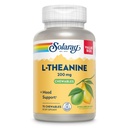SOLARAY L Theanine 200mg, supplément de soutien à l'humeur avec vitamine B6 - Soutien apaisant pendant le stress occasionnel - Saveur de chaux au citron naturel - Garantie de 60 jours, Vérifié en laboratoire - 75 portions, 75 croustilles