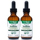LIQUIDHEALTH USDA gouttes liquides d'iode, supplément d'iode pure pour le support thyroïdien et immunitaire, supplément énergétique - Fabriqué aux États-Unis, végétalien, incolore, sans goût (2 pack)