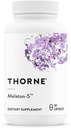 THORNE - Supplément Melaton-5 - 5 mg Melatonine - soutient les rythmes circadiens normaux, le repos et la relaxation* - 60 capsules