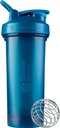 Bouteilles de mélange Classic V2 Bouteille de shaker parfaite pour les shakes protéiques et pré-entraînement, 28-Ounce, Ocean Blue