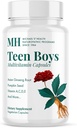 MICHAEL Santé Programmes naturopathiques Adolescents Garçons - 60 Capsules Végétariennes - Supplément quotidien multivitamines - Casher - 30 portions