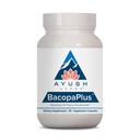 Ayush Herbes BacopaPlus - Suppléments de Bacopa, Bacopa biologique pour mémoire et focus, Pilule de soutien cognitif pour adultes avec Ginkgo, Gotu Kola, Ashwagandha - 90 Capsules végétariennes (1 comte)