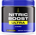 NutraRize Nitric Boost Ultra – Mélange quotidien de poudre Premium dans un pot, conçu pour aider à maintenir l'énergie, soutenir la circulation naturelle, et vous garder en marche, Avis officiels (30 services)