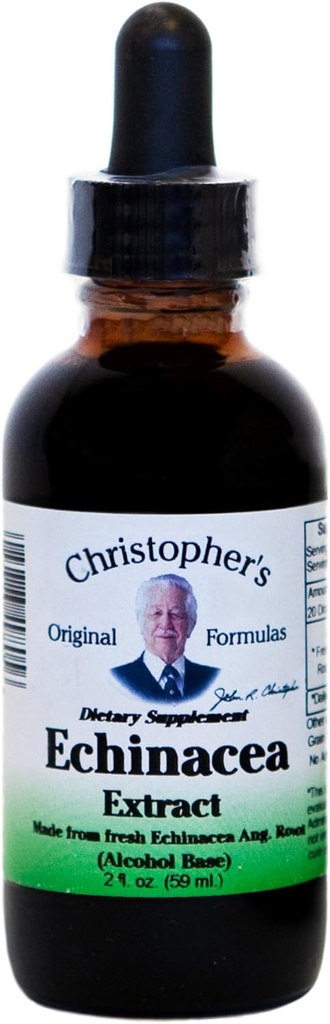 Dr Christopher Echinacea Angustifolia Extrait d'alcool à la racine 2 oz
