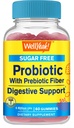 Probiotique sans sucre avec gommies prébiotiques (5 milliards d'UFC) - Soutien digestif, Gut Health, et soutien vaginal - Gummy probiotique stable du plateau, prébiotiques et probiotiques pour les femmes et les hommes - 60 Compte