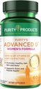 Produits de pureté Dr Cannell's Advanced Vitamine D Women's Formula Fortified with Lutein and Biotin for Healthy Peau and Hair - 60 Capsules végétariennes