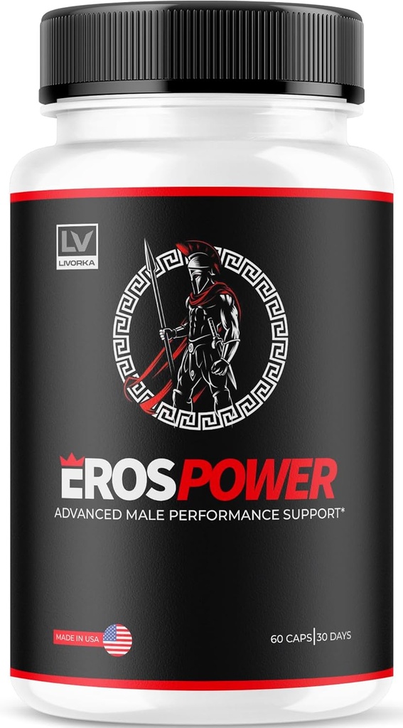 Eros Power Supplément - Eros Power Supplément pour hommes, Eros Power, Eros Powder Supplément, ErosPower Advanced Formula, Eros Power Capsules pour hommes, Eros Power Pills, 60 capsules pour 1 mois