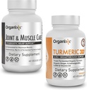 Organixx Curcumine curmérique (60 gélules végétariennes) et Capsules de soins articulaires et musculaires (60 compte)