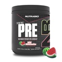 NutraBio STIM-Free PRE séance d'entraînement pour les hommes, nouvelle formule de Laser Focus, Pompes Extrêmes Performance, Endurance, 10g Citrulline, Beta Alanine, Nitrates, Nootropics, Electrolytes - 20 Servants Pastèque