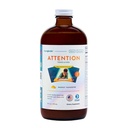 Multivitamine liquide d'attention LIQUIDHEALTH pour les enfants et les adolescents - Améliore la rétention de mémoire, la concentration, la concentration, l'humeur, la relaxation et le calme - Fabriqué aux États-Unis, grand goût, végétalien, sans sucre (16 oz)