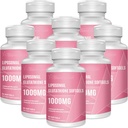 Glutathion liposomique Softgels 1500MG, Supplément réduit de glutathion avec vitamine C, Meilleure absorption, Antioxydant puissant non-OGM pour le vieillissement en santé, Detox, Santé immunitaire, 480 Softgels