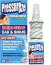 Spray nasal à pression - Stérile sans réserve naturelle - Spray nasal à soulagement rapide - pour les allergies de Sinus Oreilles à congestion Blocked Snoring