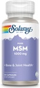 Gélules MSM pures de SOLARAY, 1000 mg, 60 Nombre
