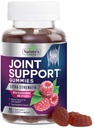 Gommies de soutien conjoints Supplément Glummy Glucosamine Extra Strength avec vitamine E - Cartilage naturel et soutien mixte santé et flexibilité, meilleur soutien Glumosamine Chew pour les hommes et les femmes - 60 Gommies