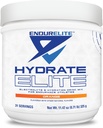 EndurElite Hydrate Elite – Poudre d'électrolyte – Hydratation instantanée et électrolytes pour athlètes d'endurance – Mélange de poudre d'hydratation – Orange – 31 portions