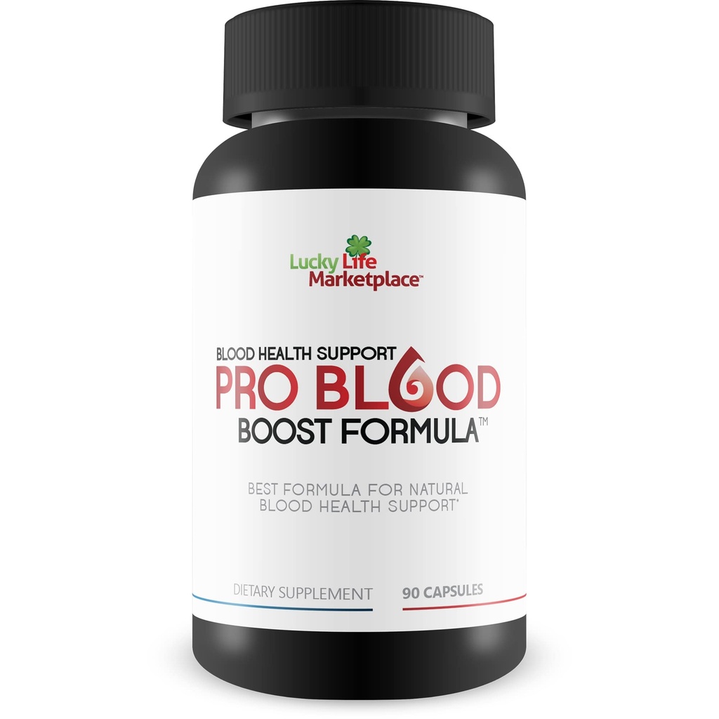 Blood Health Support Pro Blood Boost Formula - Supplément de soutien de la santé du sang - Notre meilleure formule de soutien de la santé du sang naturel - Berberine, cannelle, zinc - Promouvoir l'amélioration du flux sanguin naturellement