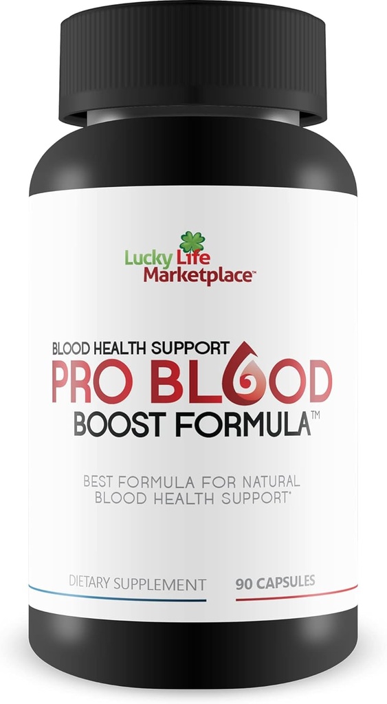 Blood Health Support Pro Blood Boost Formula - Supplément de soutien de la santé du sang - Notre meilleure formule de soutien de la santé du sang naturel - Berberine, cannelle, zinc - Promouvoir l'amélioration du flux sanguin naturellement