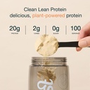 Nuzest - Poudre de protéines de pois - Protéines propres, Poudre de protéines à base végétale premium, Sans lait, Sans gluten, Sans OGM, Shake aux protéines, Chocolat riche, 100 portions, 5,5 lb
