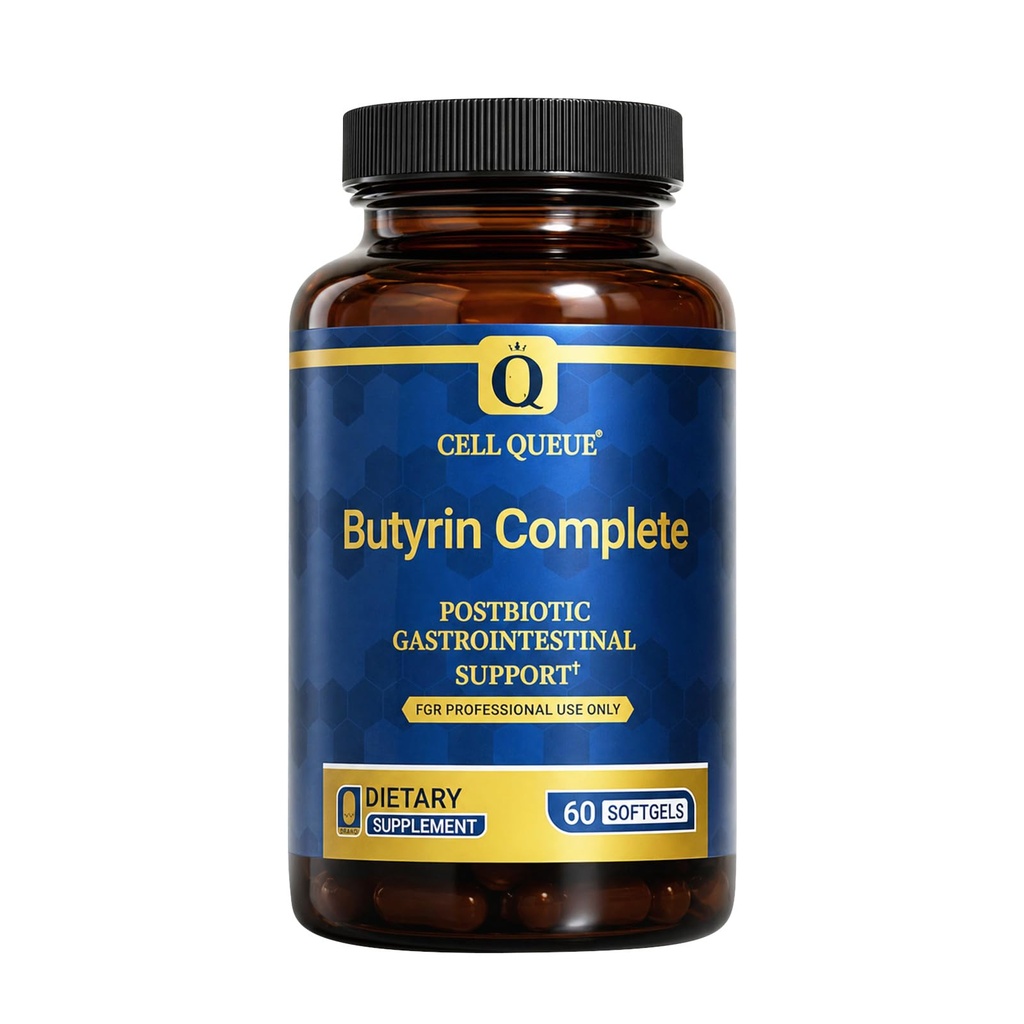 Supplément de butyrate - 3-en-1 Acides butyriques (tributyrine) Postbiotiques pour Gut Health & Leaky Gut Support, Colon Health, Bloating, Constipation, Modulation Flore intestinale, 60 Softgels