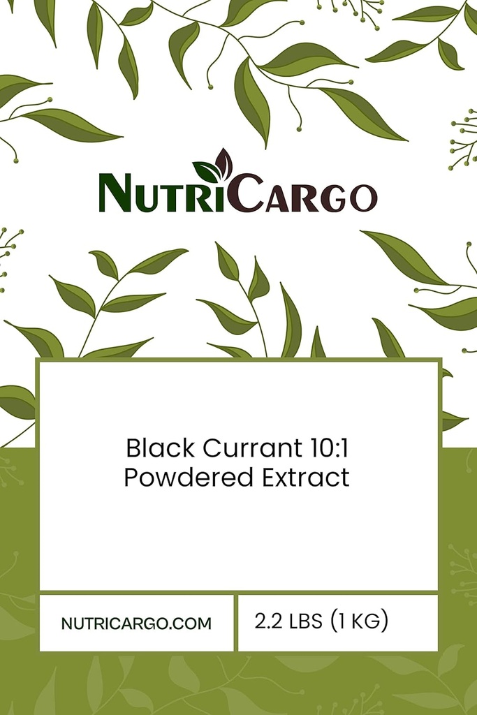 Currant noir 10:1 Extrait en poudre 2,2 LBS (1000 G)