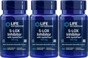 Prolongation de la durée de vie Inhibiteur 5-LOX avec AprèsFlex 100 mg, 60 capsules végétariennes (paquet de 3)