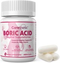 Suppositoires vaginales - pH Balance et contrôle de l'odeur pour les femmes, 600mg, 30 Compte - Santé féminine douce