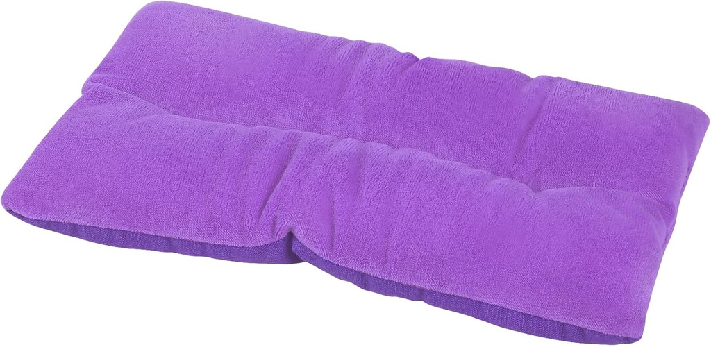 Atsuwell Plaque de chauffage micro-ondes, 6 x 11 Plaque de chauffage Micro-wavable pour les crampes, l'estomac, le genou, le muscle, les articulations, l'humidité Rice Heaing Pad pour le compresseur chaud, violet