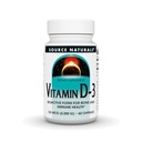 Source Naturelle Vitamine D-3 Forme bioactive pour la santé des os et des immunes* 5000 iu - 60 capsules