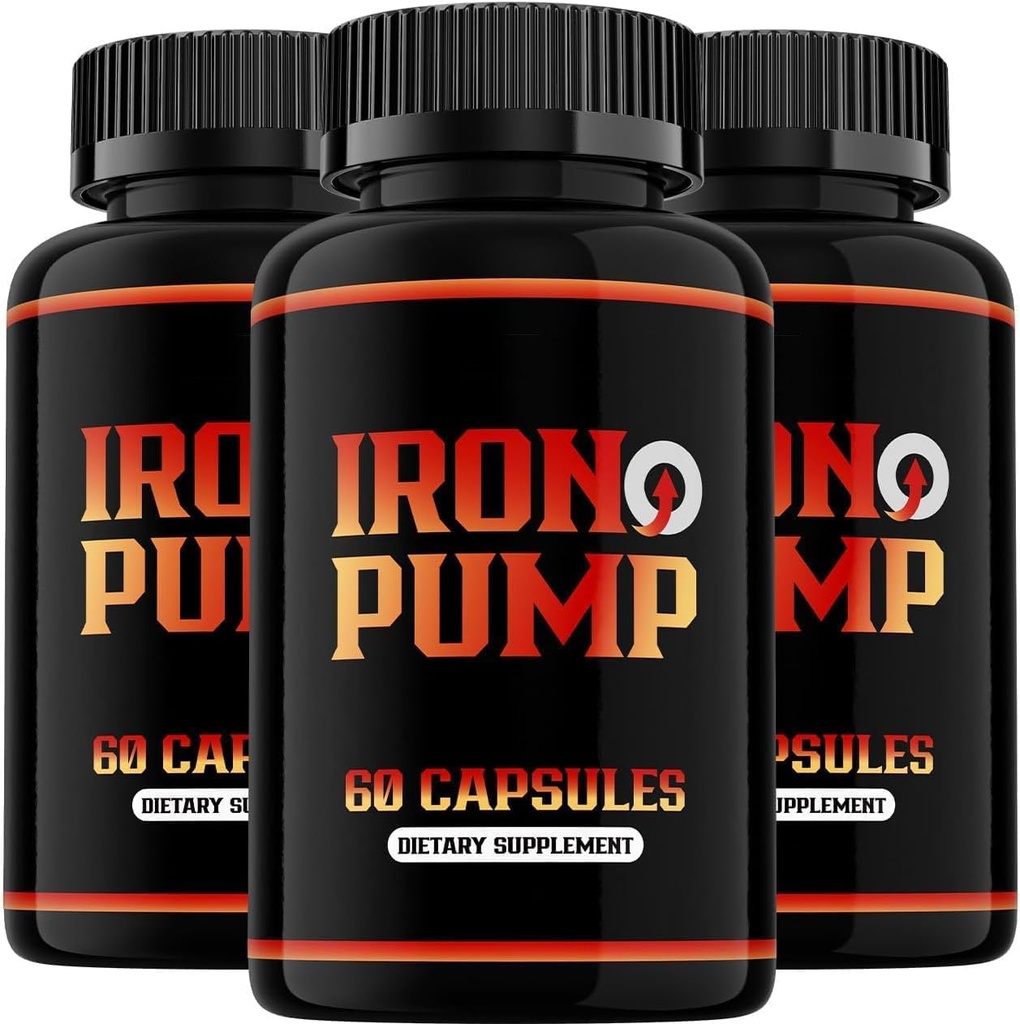Iron Pump Formula Dietary Supplément, performances masculines, Capsules de pompe à fer Max Formula, Max Support, Pills de soutien