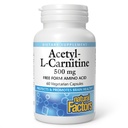 Facteurs naturels Acétyl L-Carnitine 500 milligrammes, 60 capsules végétariennes
