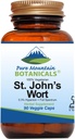Pure Mountain Botanicals St. John's Wort Capsules avec une formule de 450mg d'herbe biologique et un supplément d'extrait de millepertuis