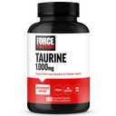 FACTEUR DE FORCE Supplément Taurine, Taurine 500mg Capsules Supplément antioxydant pour soutenir le système nerveux et la santé cellulaire, végétalien, sans gélatine, non-OGM, 180 capsules végétales