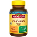Nature faite haute absorption Magnésium Glycinate 300mg par 3 capsules, supplément de magnésium pour le muscle, le coeur, le nerf et le soutien des os, 90 capsules de bisglycinate de magnésium, 30 jours d'approvisionnement