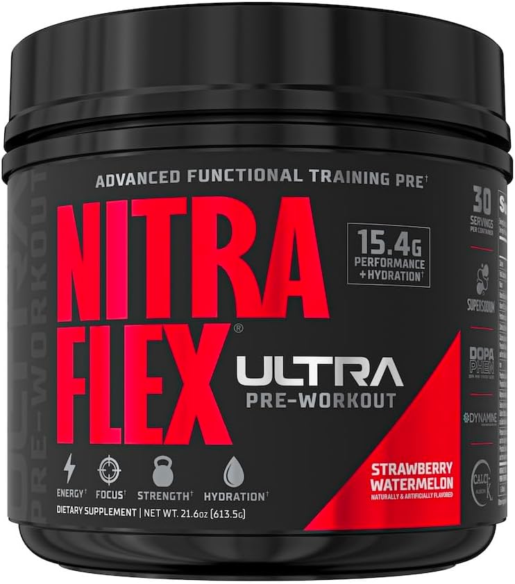 Supplément de pré-entraînement GAT SPORT Nitraflex Ultra (30 portions, pastèque fraise)