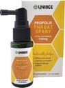 UNIBEE Propolis Throat Spray (Total Flavonoids 154mg) - Sore Throat Relief, Oral Health Promotion, Natural Immune Support, Alcohol-Free & Water-Soluble Propolis