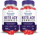 (2 Pack) Ketocalm Nutrition Keto ACV Gummies Advanced Formula 1000MG Keto Calm Nutrition Keto Gummies vinaigre de cidre de pomme préparé avec du jus de betterave de grenade poudre B12 Vegan Non OGM 120 Gummys