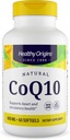 Healthy Origins® CoQ10 600 mg – Ubiquinone trans-isomère naturelle – levure fermentée, soutient la santé cardiaque et l'énergie cellulaire – non-OGM 60 Softgels