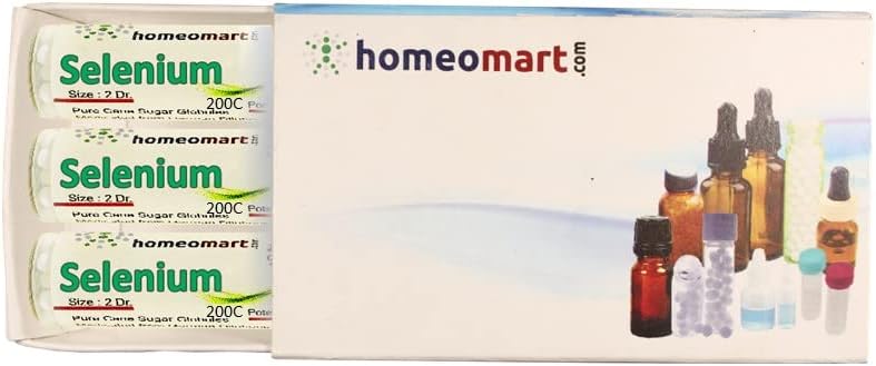 Homeomart.com Sélénium Homéopathie Pellets (Pills) en 200C Potency Pack de 3