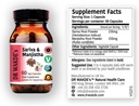 DR WAKDE'S Sariva & Manjistha Capsules (60 Veg Caps, les herbes détoxifiantes, soutient la peau saine, supplément ayurvédique, végétalien, à base de plantes, tout naturel, fabriqué au Royaume-Uni)