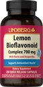 Lindberg Lemon Bioflavonoid Complex | 700mg | 250 Capsules | Supplement with Rutin and Hesperidin | Non-GMO, Gluten Free