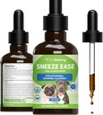 Éternuement de bien-être des animaux pour chiens - Éternuement occasionnel, Allergies saisonnières, Insuffisance du nez et des yeux, Eyebright, Nettles - Supplément à base de plantes vétérinaires 2 oz (59 ml)