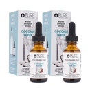 Inventions pures - gouttes d'eau de coco - Enhancer - avec électrolytes - Pas de sucres, de calories ou d'édulcorants artificiels - 30 portions - 1 oz - Paquet de 2