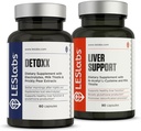 ERP Labs Detoxx et Liver Support Duo- Bundle pour soutenir une fonction hépatique saine, la production de glutathion et la désintoxication