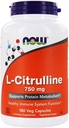 MAINTENANT Aliments L-Citrulline 750mg, 180 Capsules, (paquet de 3)
