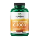 Swanson Vitamine C à libération chronométrée avec système immunitaire HIPS Rose Soutien de la peau Santé cardiovasculaire Supplément antioxydant 1000 mg 250 comprimés
