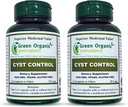 Cyste de compléments organiques verts, kyste mammaire, 90 VCaps, haute absorption, non OGM, sans gluten (paquet de 2)