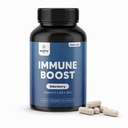 Supplément de soutien immunitaire, Capsules Elderberry avec Vitamine D3, Vitamine C et Zinc pour le soutien immunitaire, Immune Boosters pour adultes