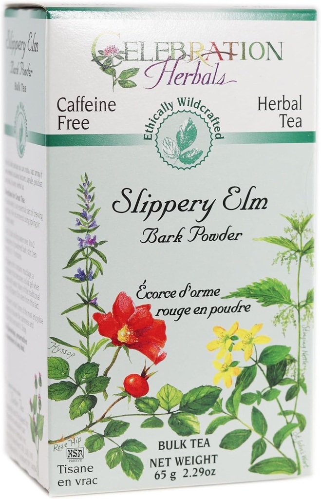 CÉLÉBRATION HERBAUX Elm Slippery Bark Pwd Wc 65 gm, 2,29 once